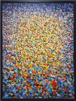 Original in Manner of Lee Kasner 48 x 36" - Lee Kasner