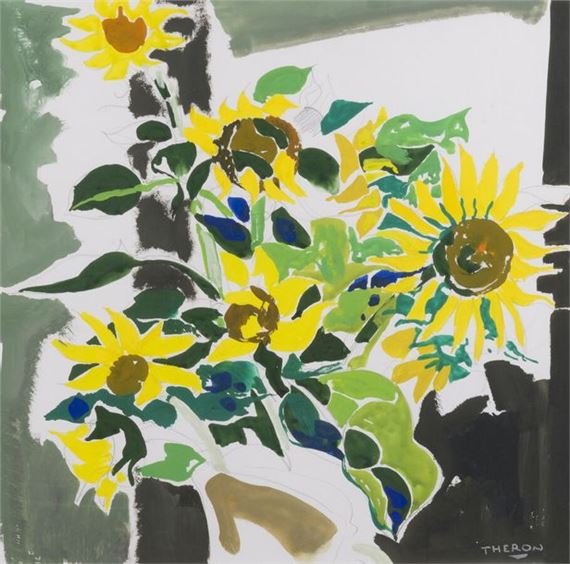 Pierre THÉRON (1918-2001)
Sunflowers
Gouache... - Lot 256 - Briscadieu by Pierre Theron