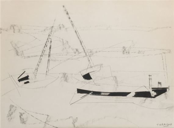 Pierre THÉRON (1918-2001)
Serenity
Charcoal... - Lot 263 - Briscadieu by Pierre Theron
