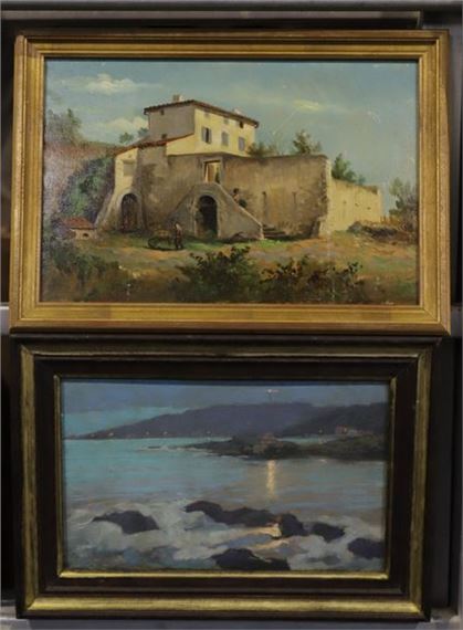 LA GAROUQUE VUE DE L'ILETTE" by Aristide ARMAND - Aristide Armand