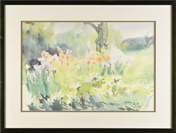 IN THE GARDEN by Fu Ji Tsang