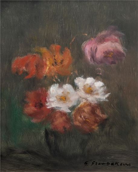 Blumenstilleben by Fedor Szerbakow