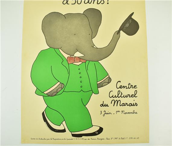 Jean de Brunhoff | JEAN DE BRUNHOFF - BABAR AT 50 YEARS OLD