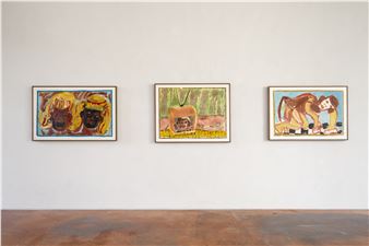 Roberto Juarez: 80's East Village Large Works on Paper - APALAZZOGALLERY