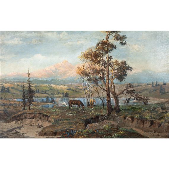 Bucolic Scene by Raphael Lillywhite, 1929