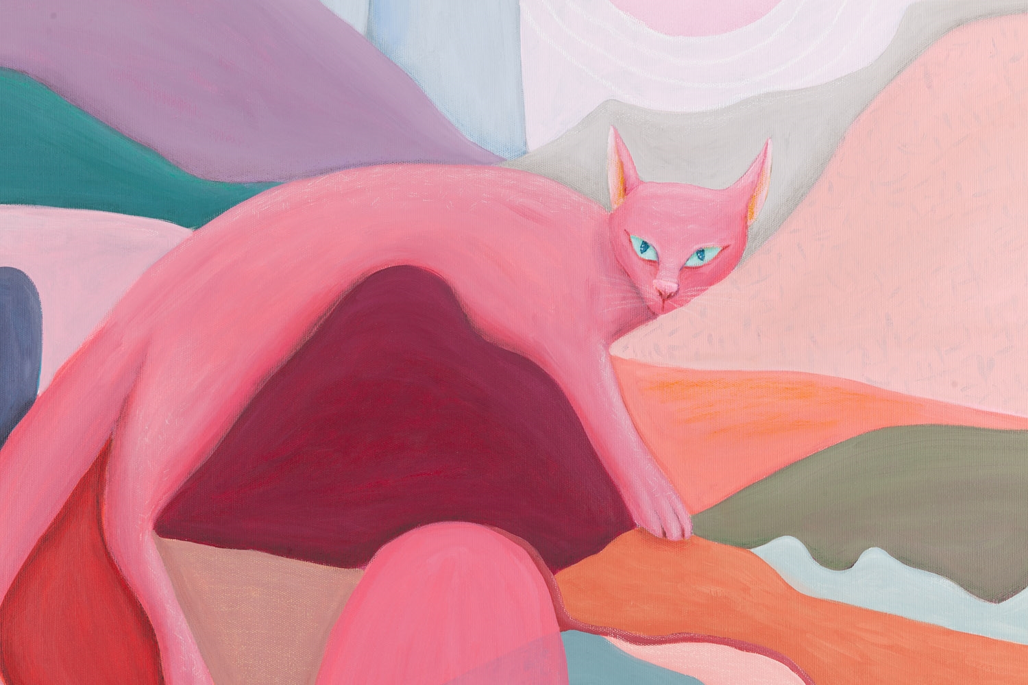 Artwork by Magdalena Magiera, "Lord, Made of acrylic/canvas