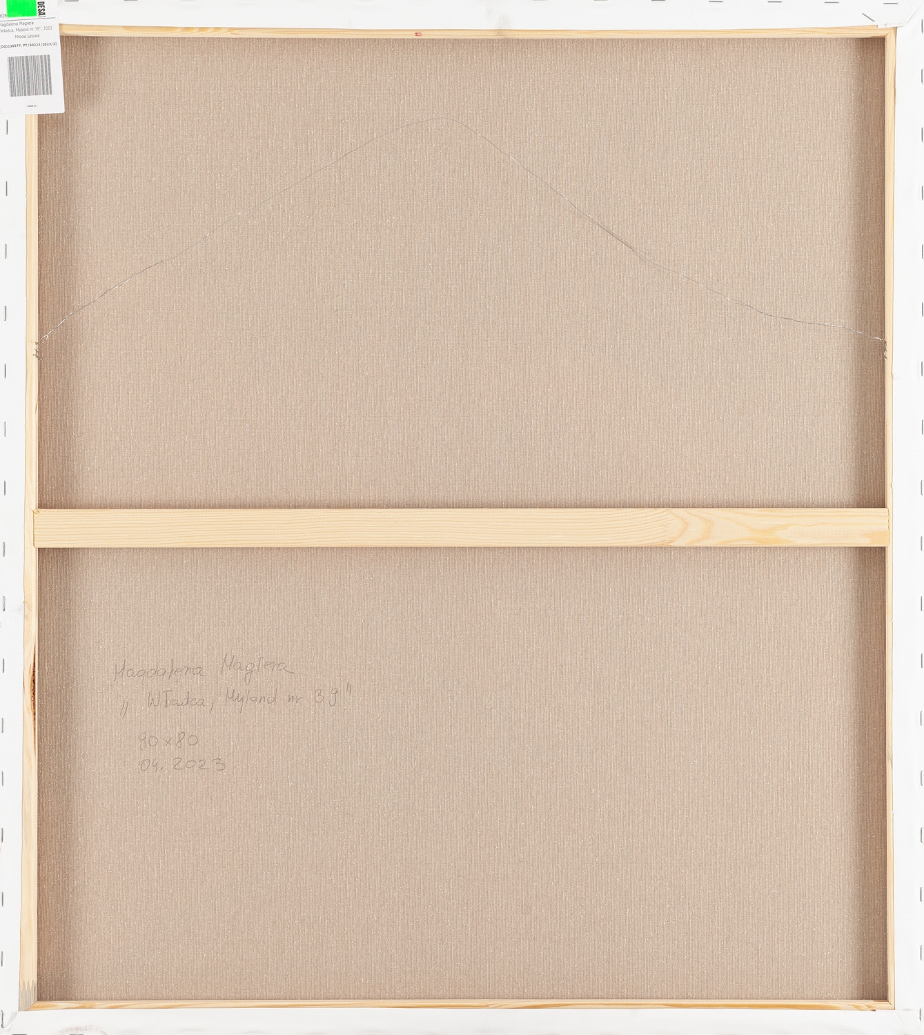 Artwork by Magdalena Magiera, "Lord, Made of acrylic/canvas