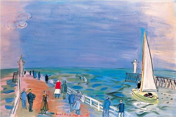 Raoul Dufy | Promenade a Nice (1926) | MutualArt