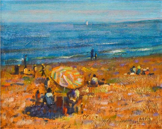 Beach at Sète by John Mackie
