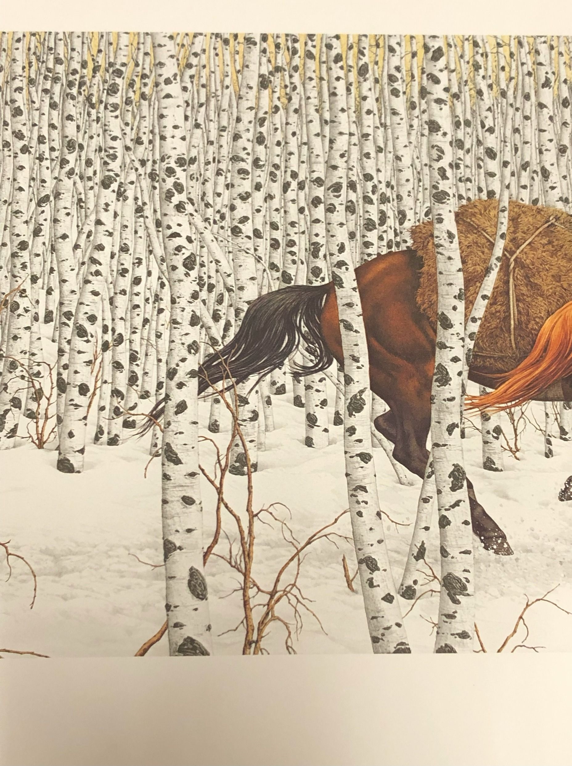 Artwork by Bev Doolittle, Sacred Ground, Made of Lithograph