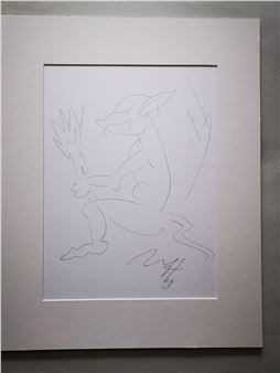 JÖRG IMMEN DORFF - ZEICHNUNG - Jörg Immendorff