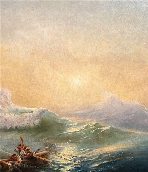 Ivan Aivazovsky | THE NINTH WAVE (19th Century) | MutualArt