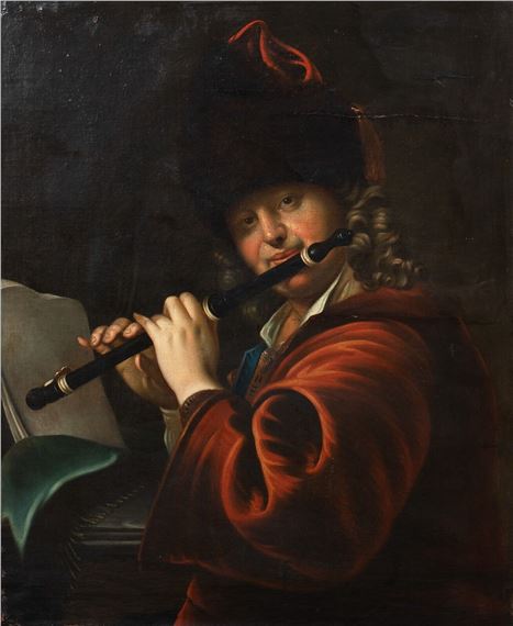 PORTRAIT OF COURT MUSICIAN JOSEF LEMBERGER - Hungarian School, 18th Century