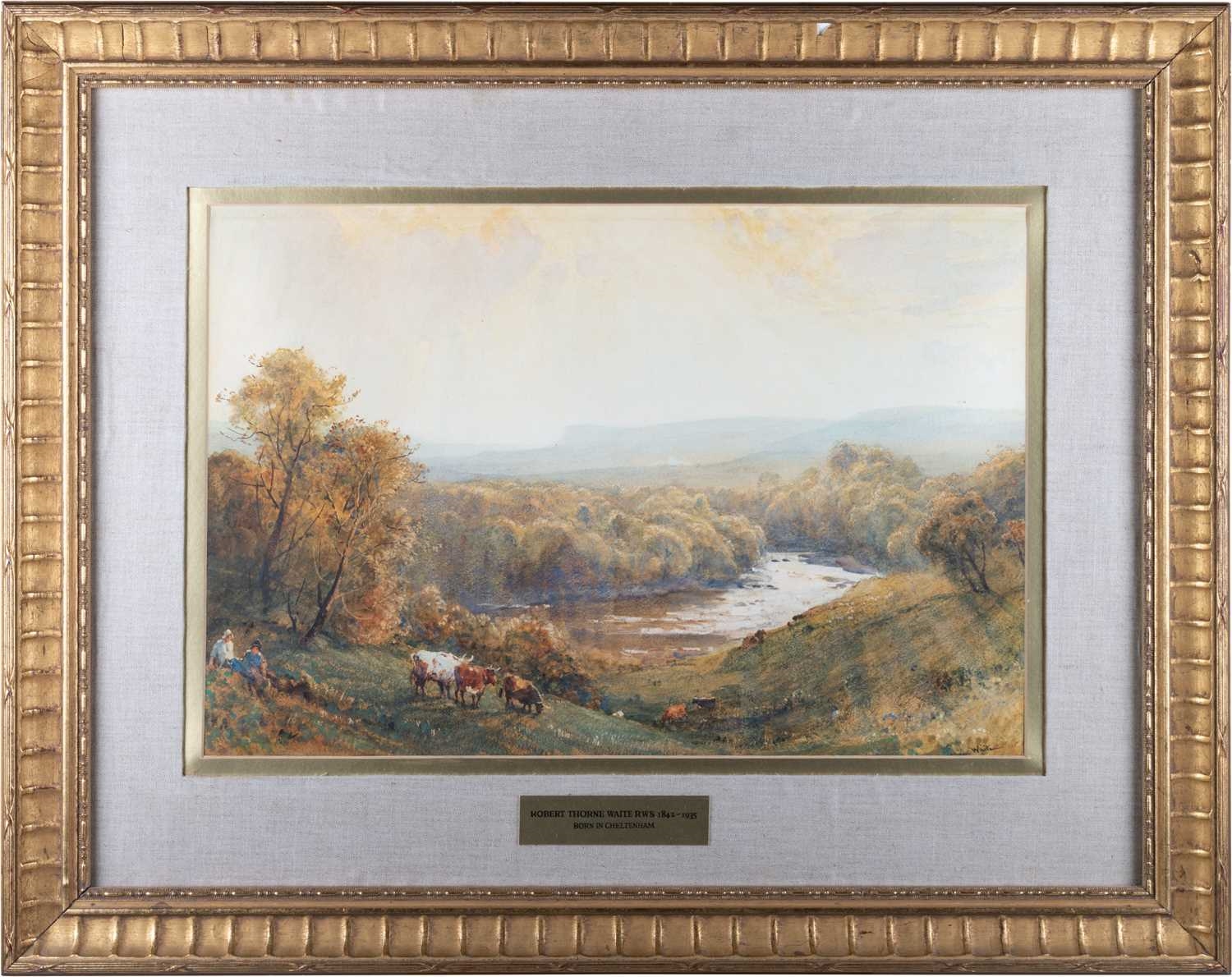 Robert Thorne Waite | ROBERT THORNE WAITE RWS (1842-1935) RIVER ...
