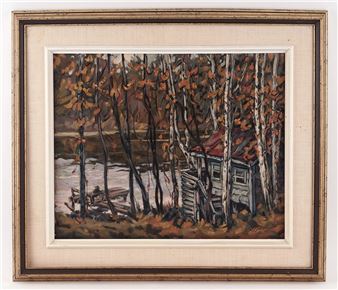 Oil on canvas Signed on the lower right: N.Tzanoff Titled on a label on the reverse 41x51cm - 16x20 - Nikos Tzanoff