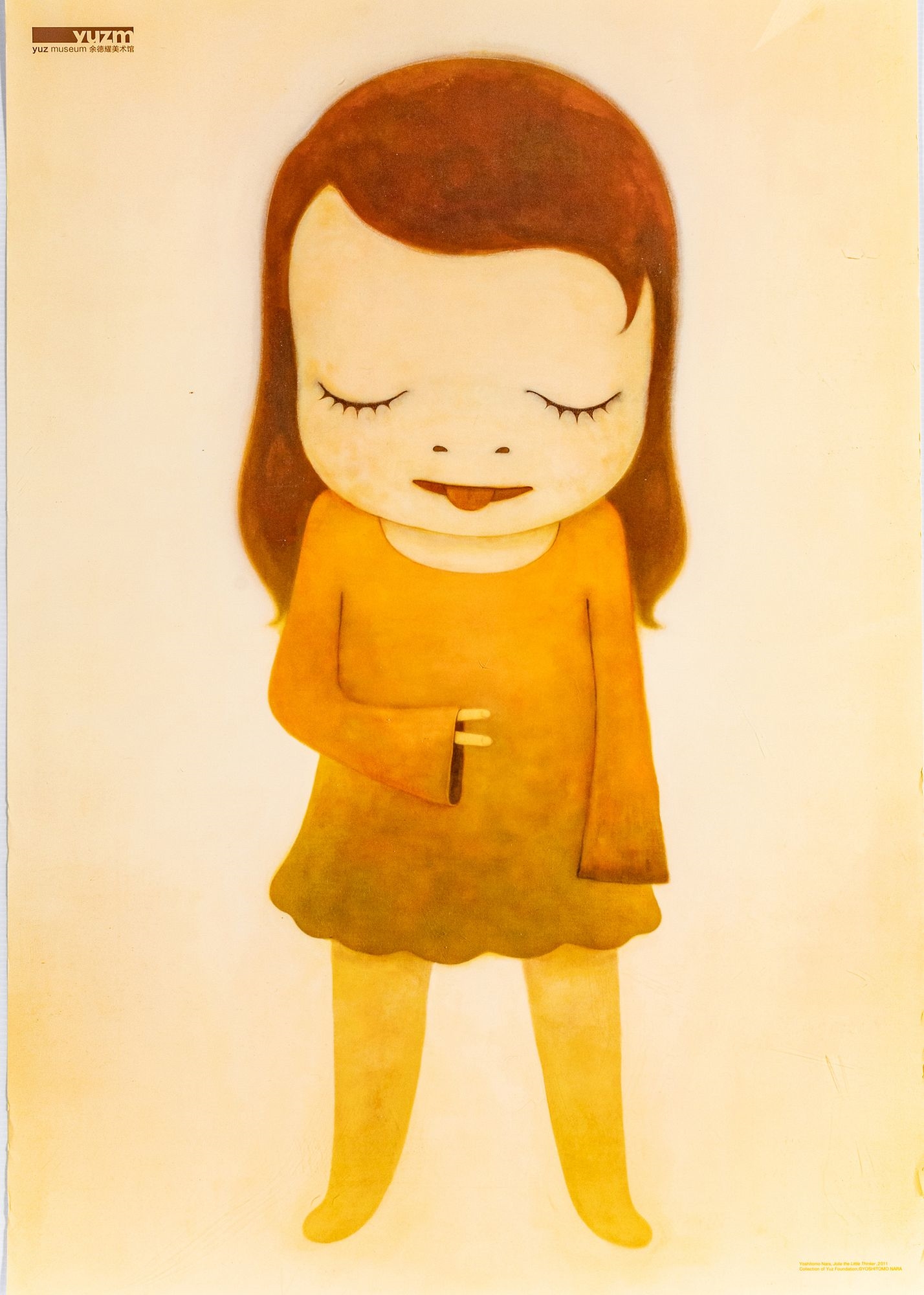 奈良美智 B2ポスター Jolie the Little Thinker Yuz