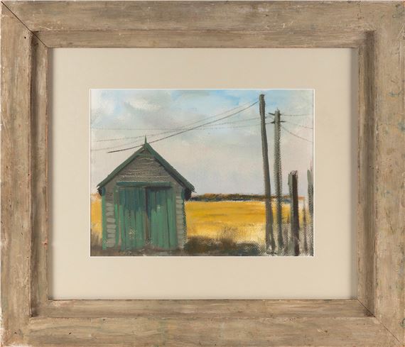 Beach shed. by Robert R. Bliss, 1965