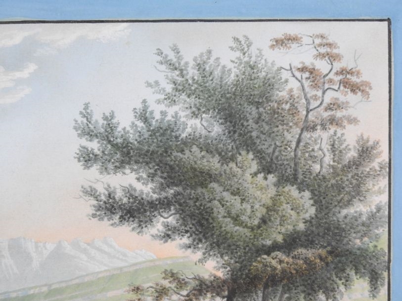 François Diday | View of Geneva and Mont Blanc | MutualArt