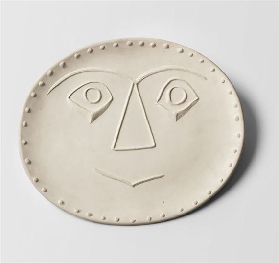Pablo Picasso | Geometric face (1956) | MutualArt