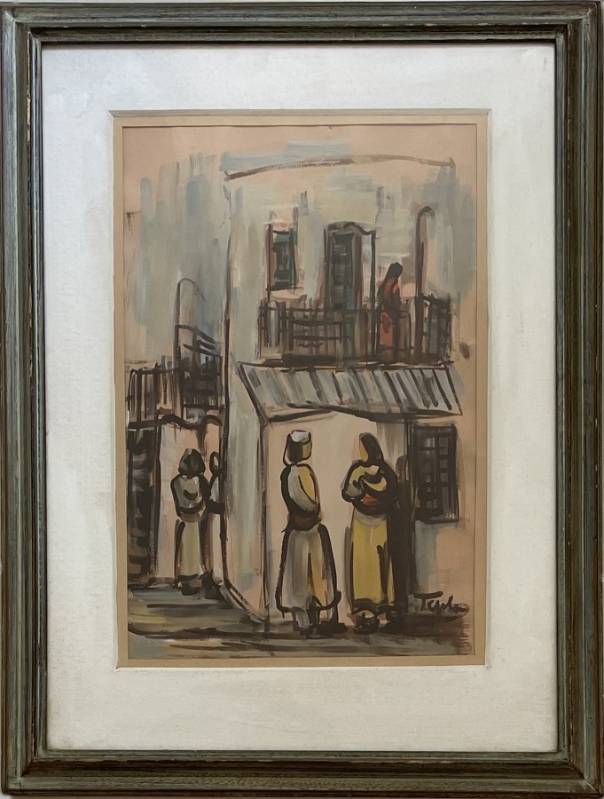 Samuel Tepler | Women at the Doorway | MutualArt