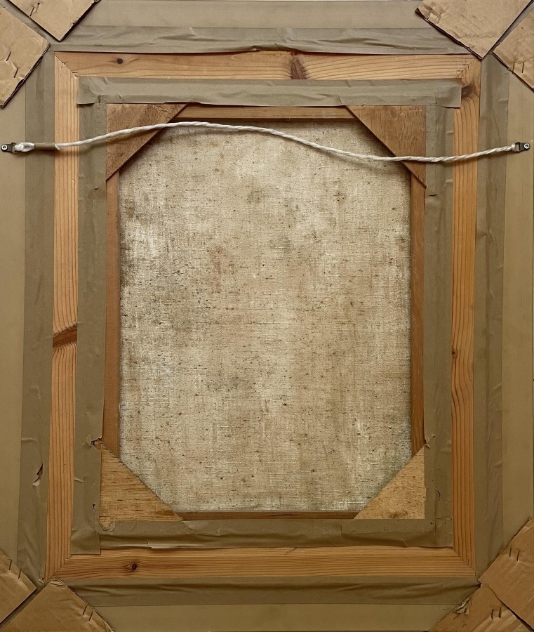 Artwork by Sima Ben Ari, A woman in a blue dress,, Made of Oil on canvas