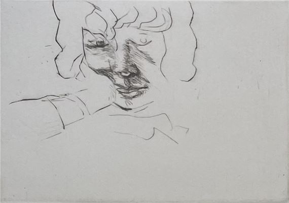 Anne by Avigdor Arikha, 1966
