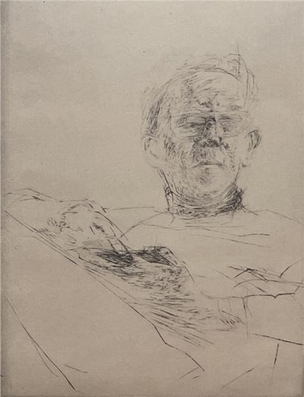 Self portrait by Avigdor Arikha, 1970