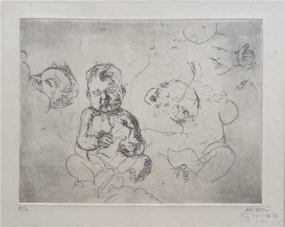 Noga by Avigdor Arikha, 1970