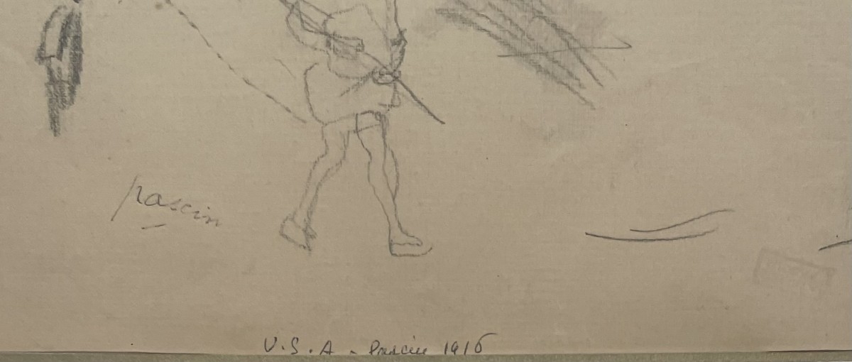 Jules Pascin | Figures on the street (1916) | MutualArt