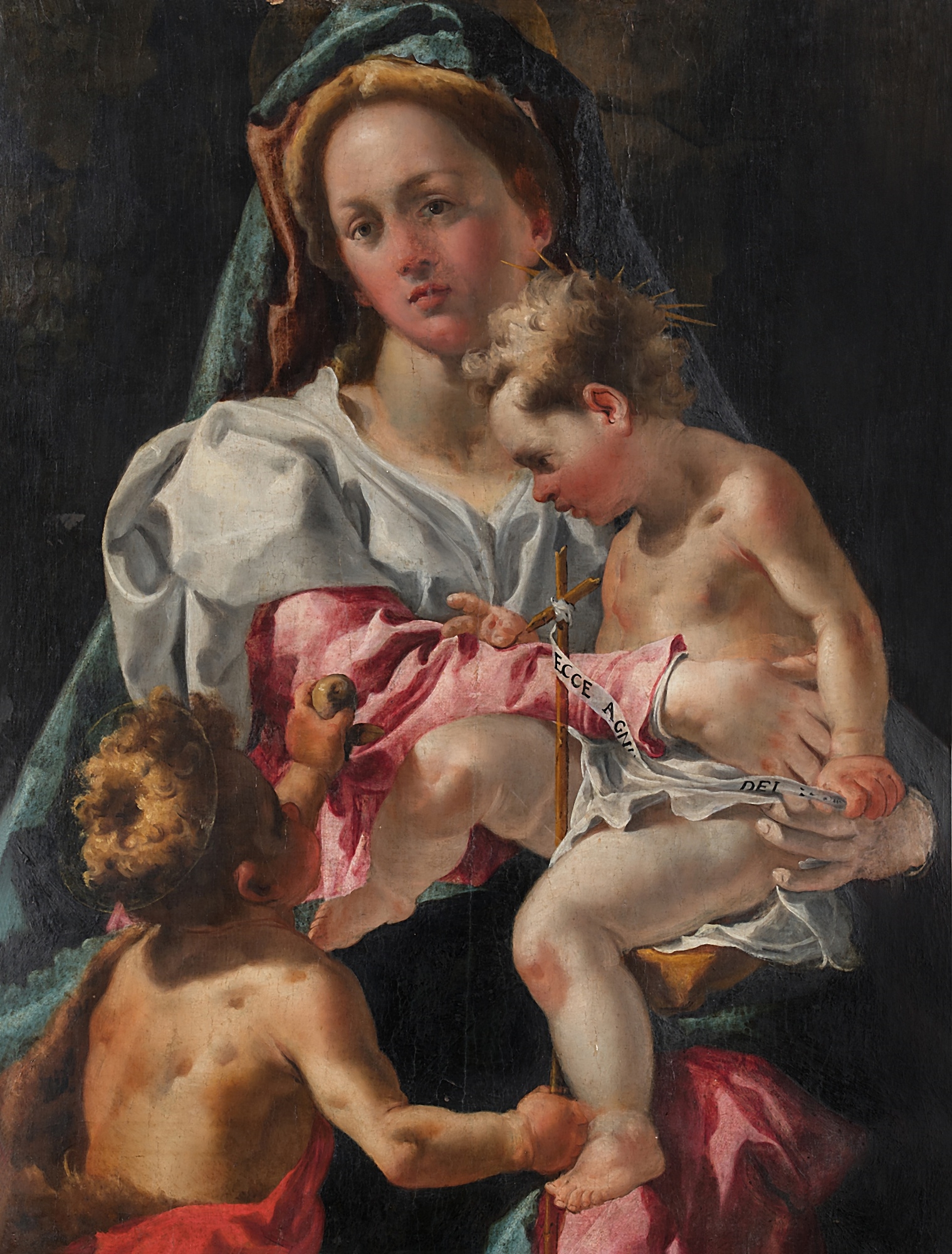 Andrea Boscoli | Madonna and Child with the Infant Saint John the ...