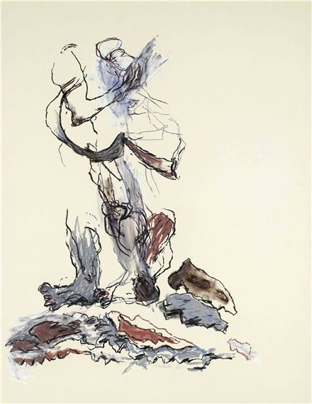 abstract body forms by Jens Reulecke, dated 1988