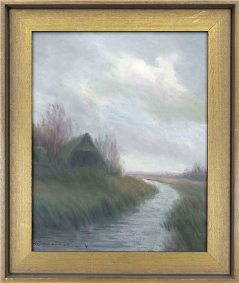 Worpswede landscape painter by Fedor Szerbakow, 1976