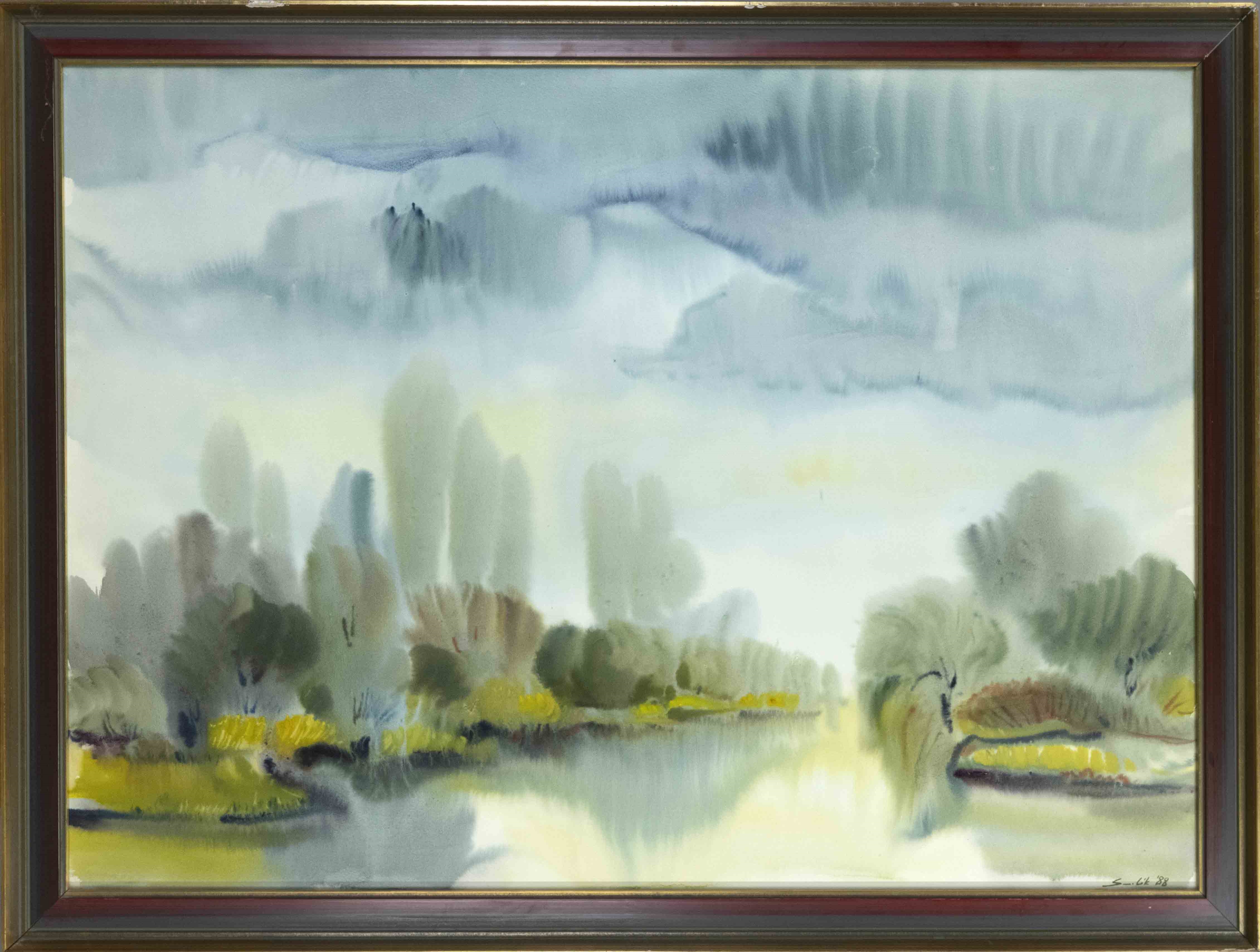 Artwork by Andrej Smolák, Slovakian artist who created, Made of watercolor