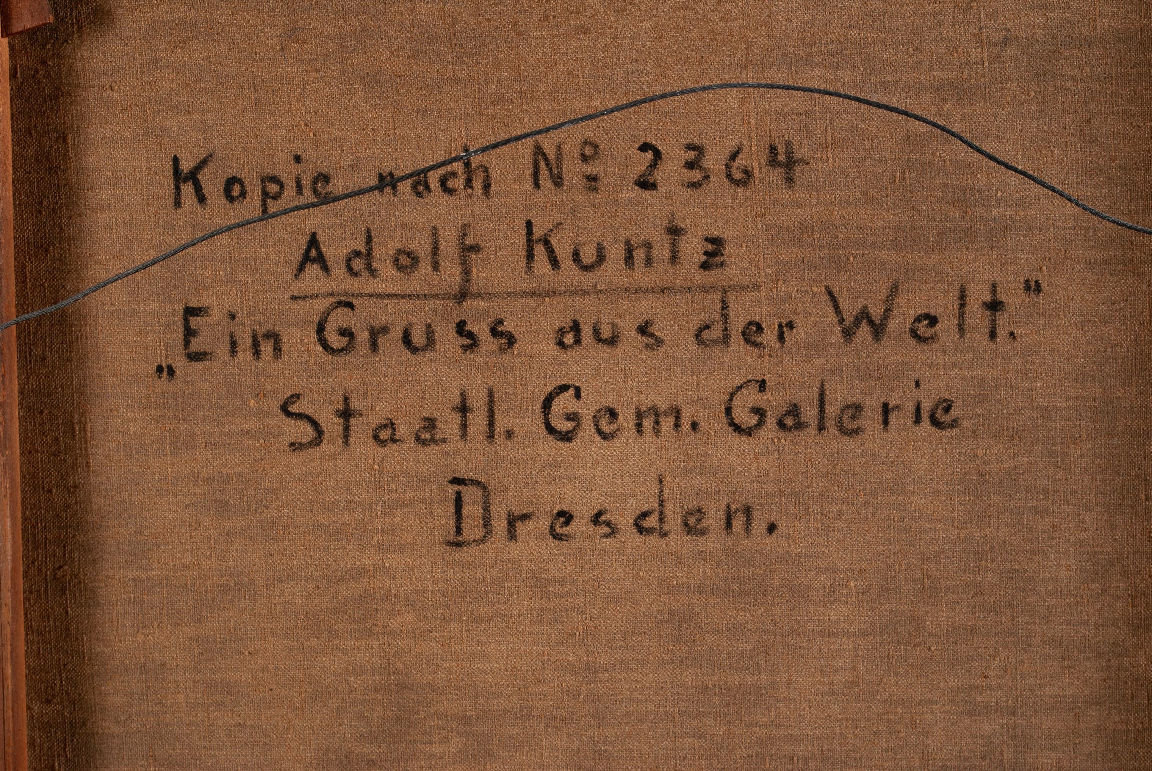 Artwork by Arthur Geissler, This famous scene of a nun in a, Made of Oil on canvas