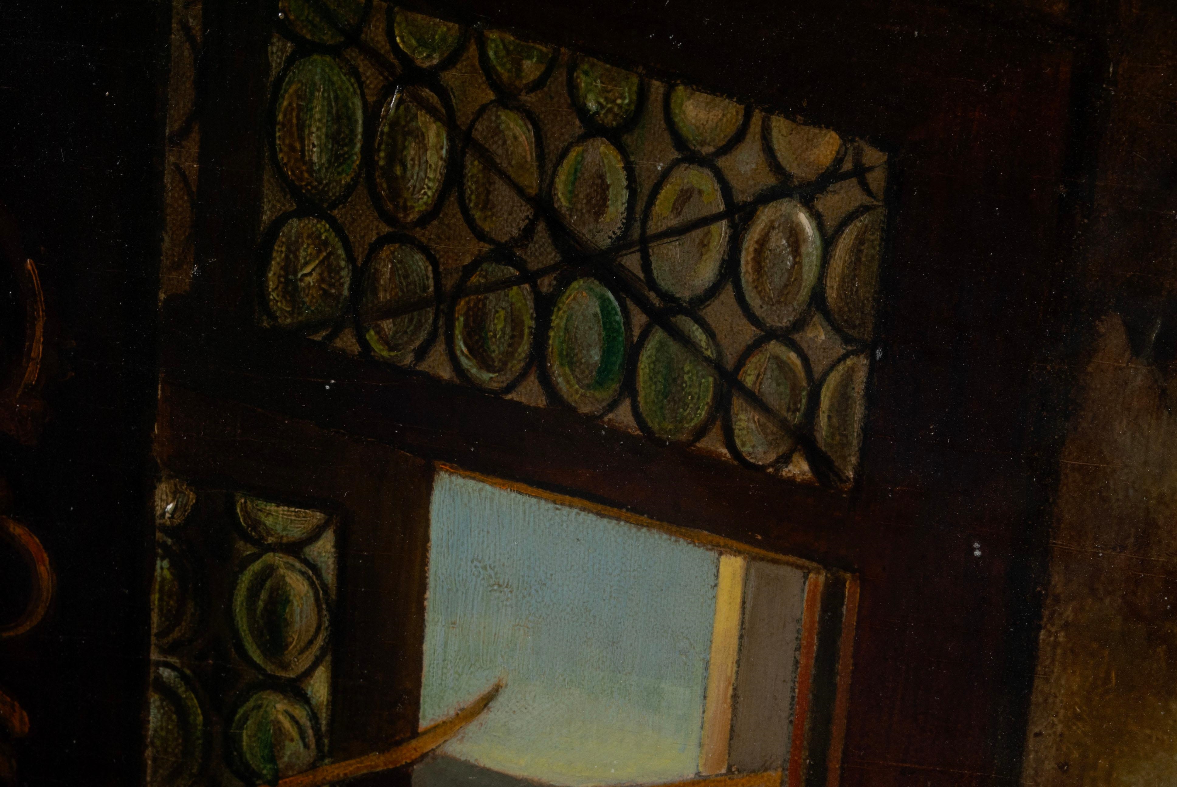 Artwork by Arthur Geissler, This famous scene of a nun in a, Made of Oil on canvas