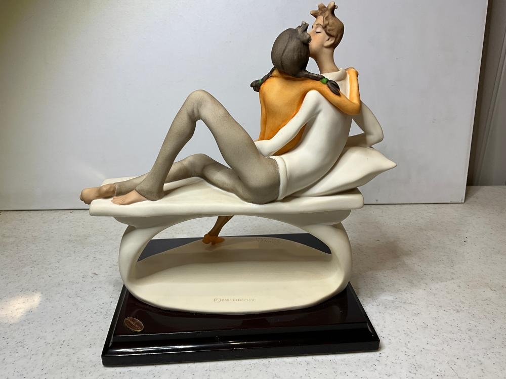 Artwork by Giuseppe Armani, Just the Two of Us 2095C, Made of Porcelain Sculpture