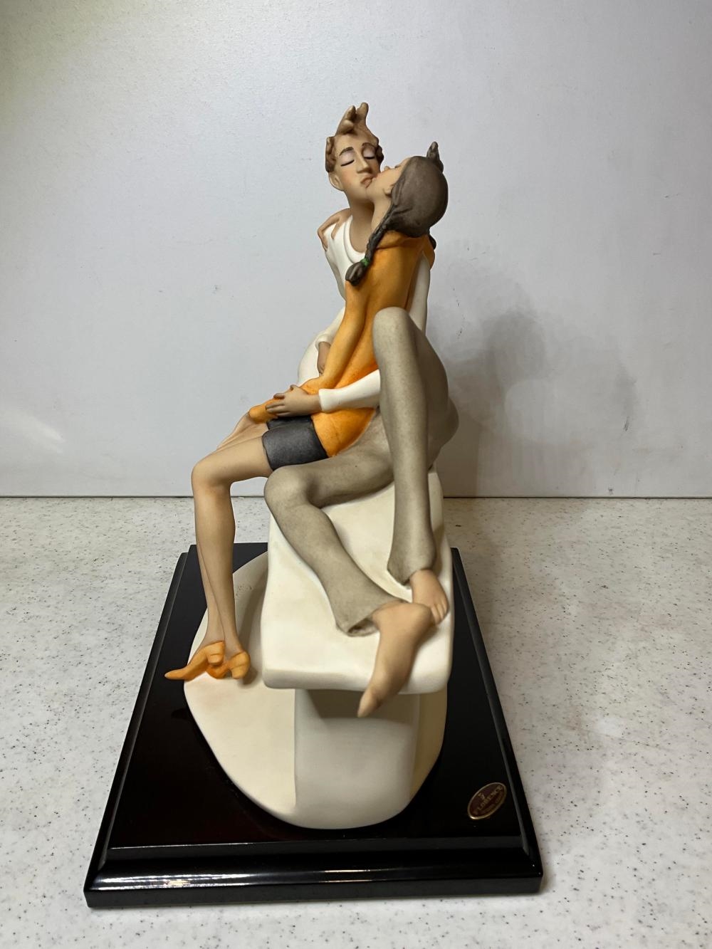 Artwork by Giuseppe Armani, Just the Two of Us 2095C, Made of Porcelain Sculpture