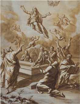 The Assumption of the Virgin - John Michael Rysbrack