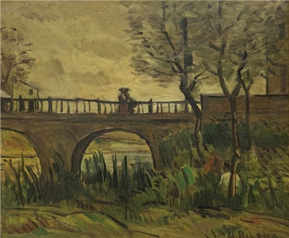 Alceu Ribeiro | Paisaje con puente | MutualArt