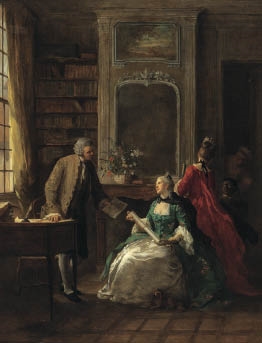 Artwork by Louise Émilie Leleux-Giraud, Portrait, Made of oil on board