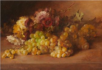 Stillleben mit Weintrauben - Mathieu Kohler