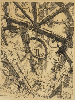 La roue by Erik Desmazières, 1974