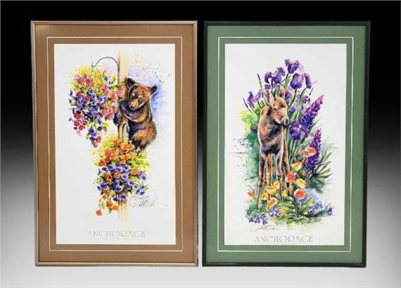 Something's Bruin (Bear Cub) & Baby's Nursery (Moose Calf)