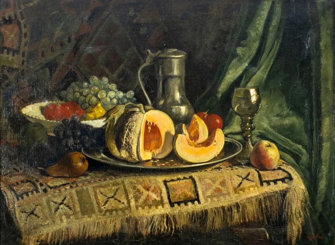 Louis Bron | Still Life with Fruits | MutualArt