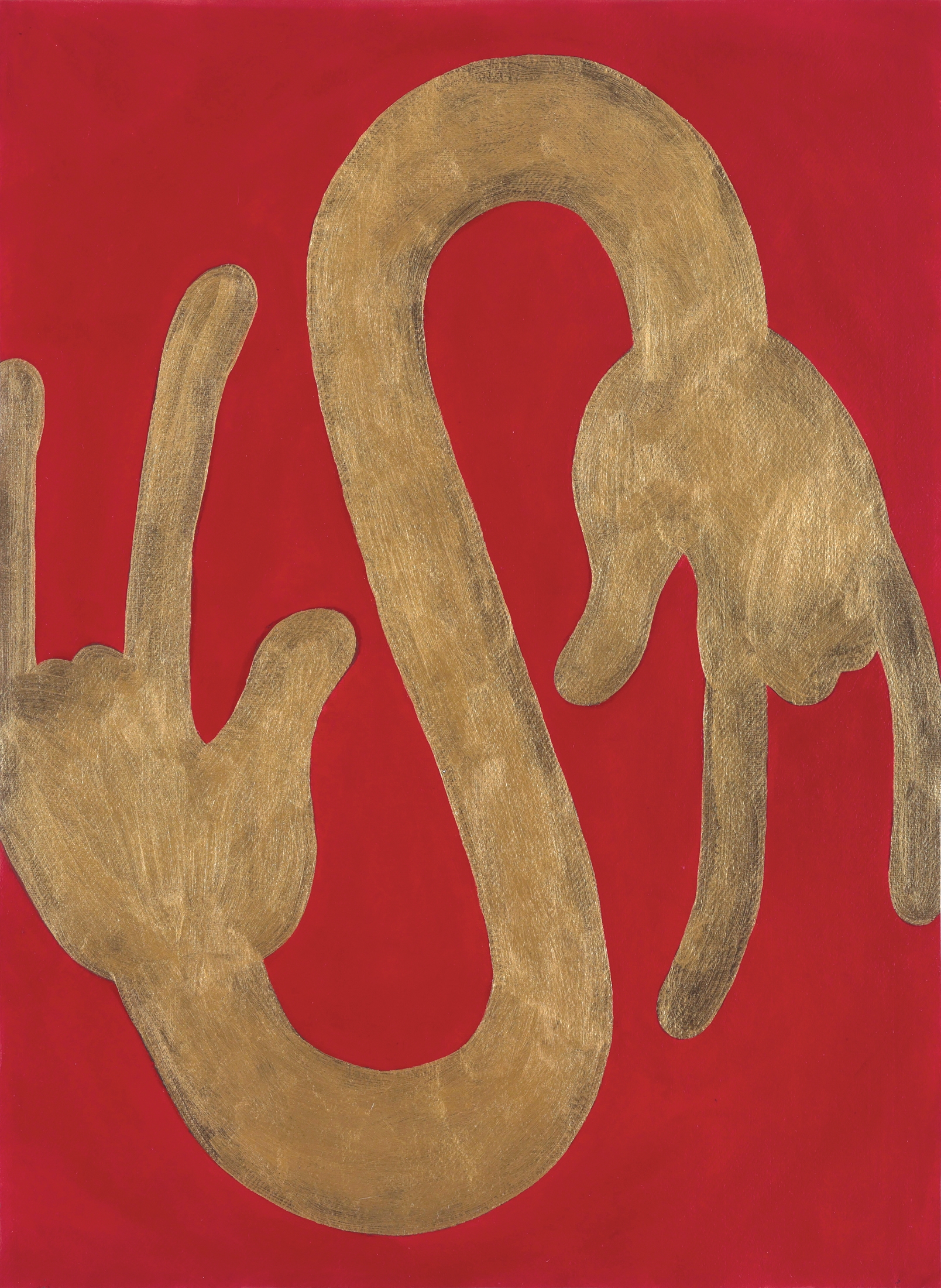 Artwork by Liew Kwai Fei, Hands, Made of acrylic on paper