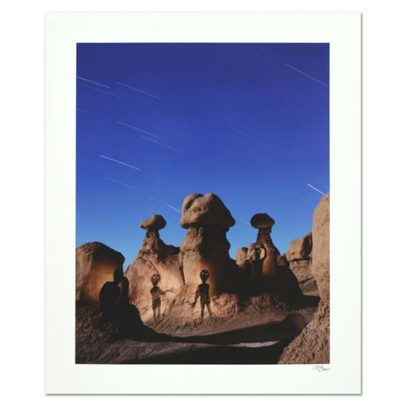 Aliens in Goblin Valley Sign