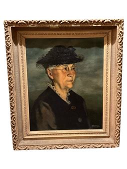 Portrait Of Elderly Lady - Douglas Stewart