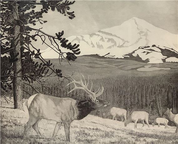 Walter Bohl  Pencil Signed Etching by Walter E. Bohl