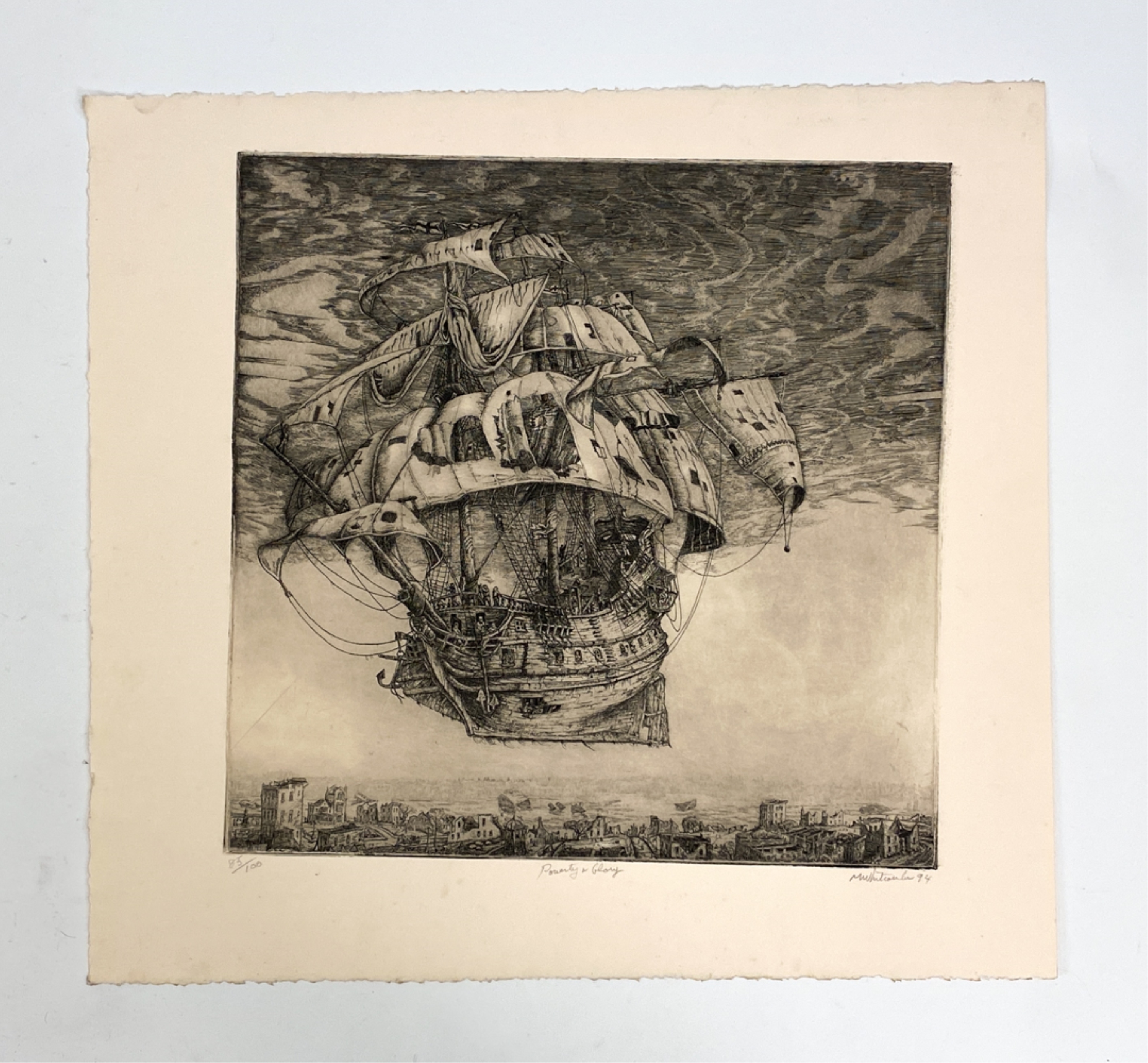 Mark Whitcombe | MARK WHITCOMBE, AUSTRALIA (B. 1942) ETCHING | MutualArt