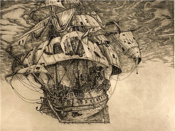Mark Whitcombe | MARK WHITCOMBE, AUSTRALIA (B. 1942) ETCHING | MutualArt